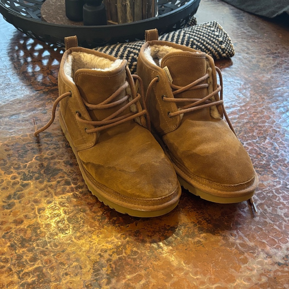 UGG Men's Brown Suede Chukka Boots